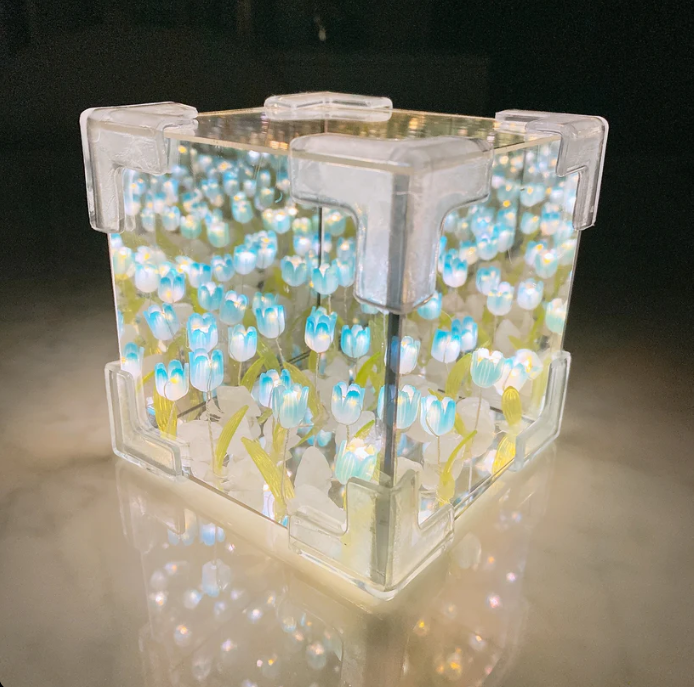 Çiçekli Gece Lambası