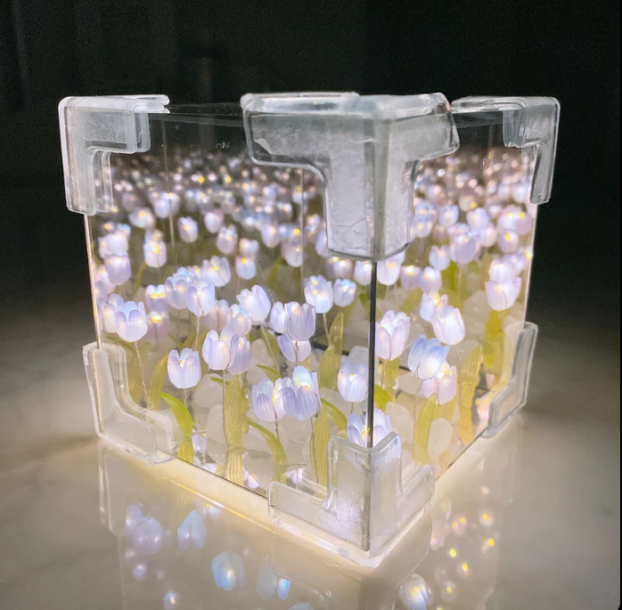 Çiçekli Gece Lambası