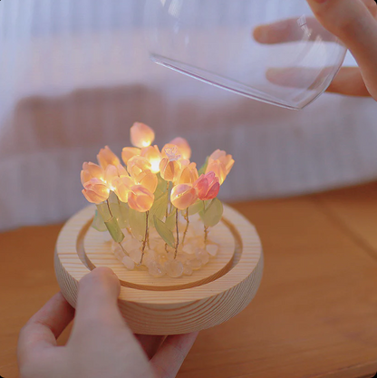 Çiçekli Gece Lambası